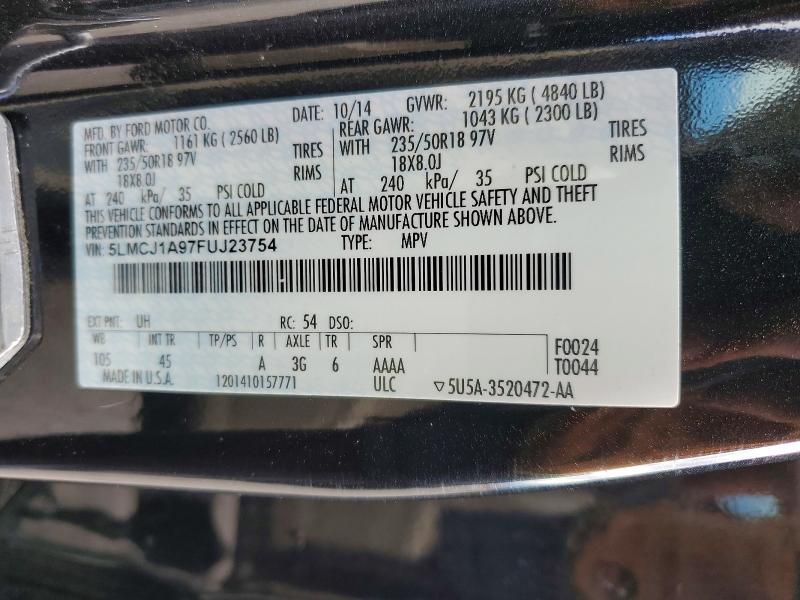 2015 Lincoln Townhouse MKC