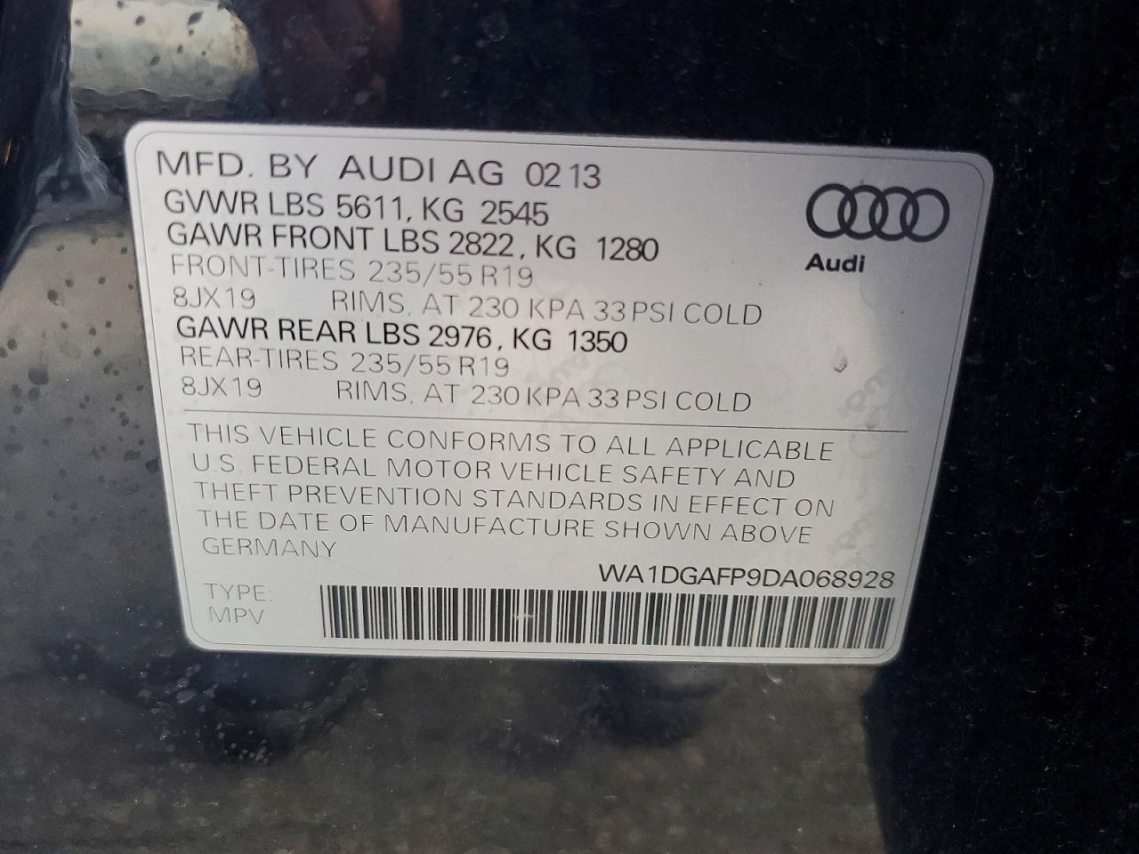 2013 Audi Q5 Premium