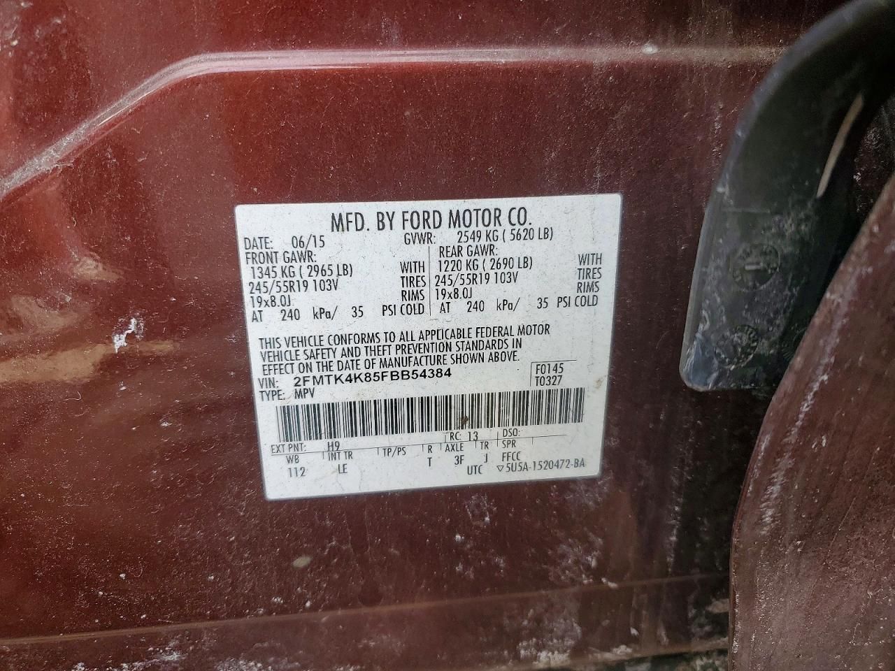 2015 Ford Edge Titanium