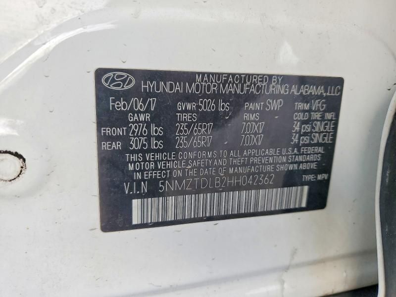 2017 Hyundai Santa fe Sport