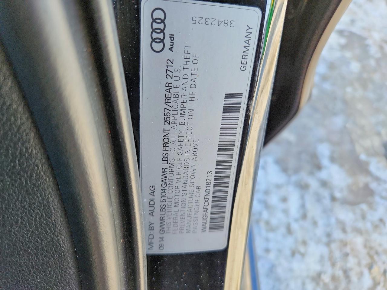 2015 Audi A6 Premium Plus