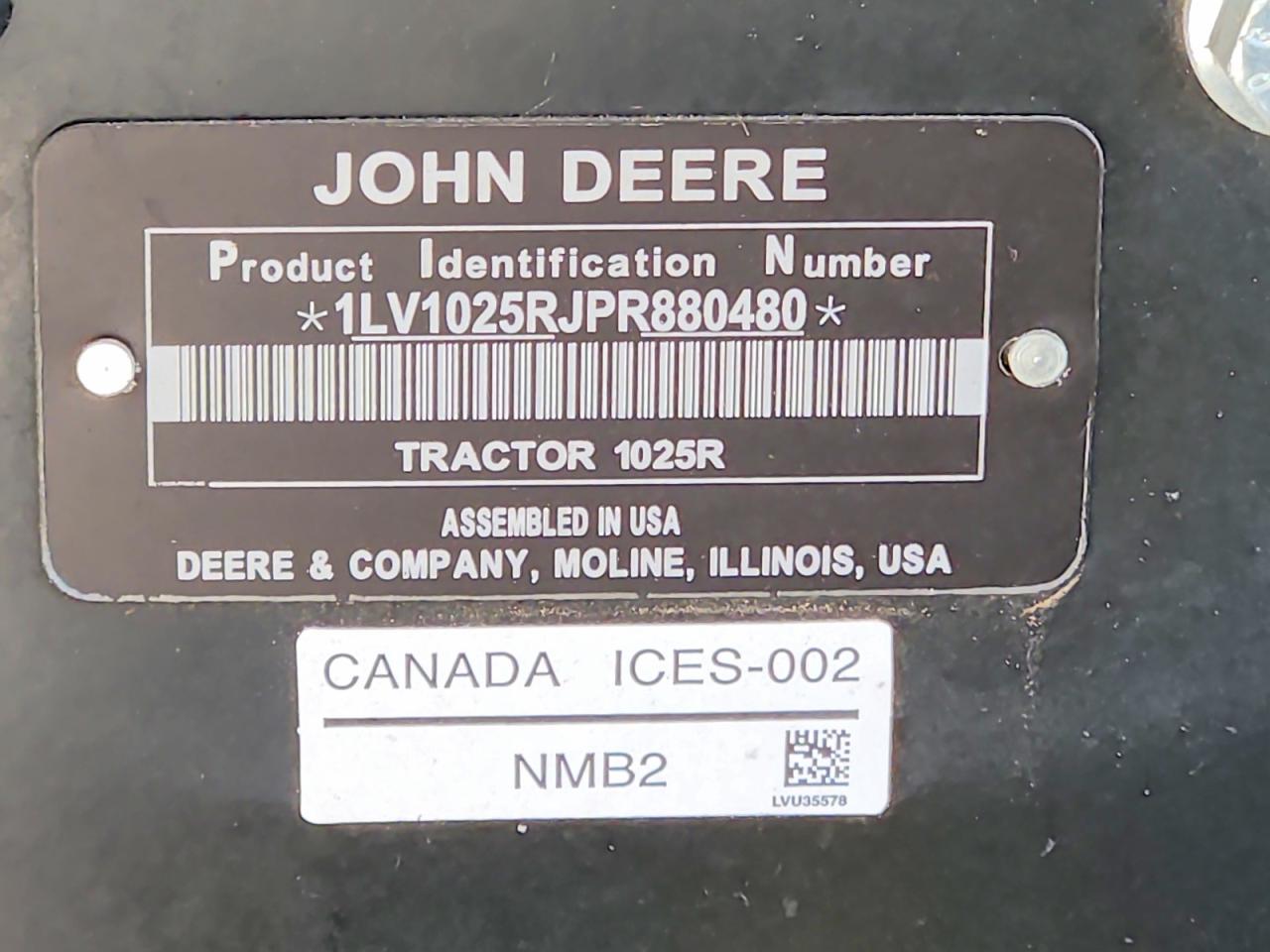 2024 John Deere 1025R