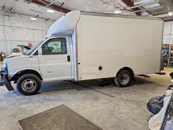 Salvage trucks for sale at Mcfarland, WI auction: 2020 GMC Savana Delivery Truck