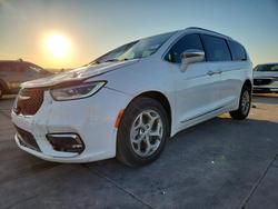 Chrysler salvage cars for sale: 2022 Chrysler Pacifica Limited