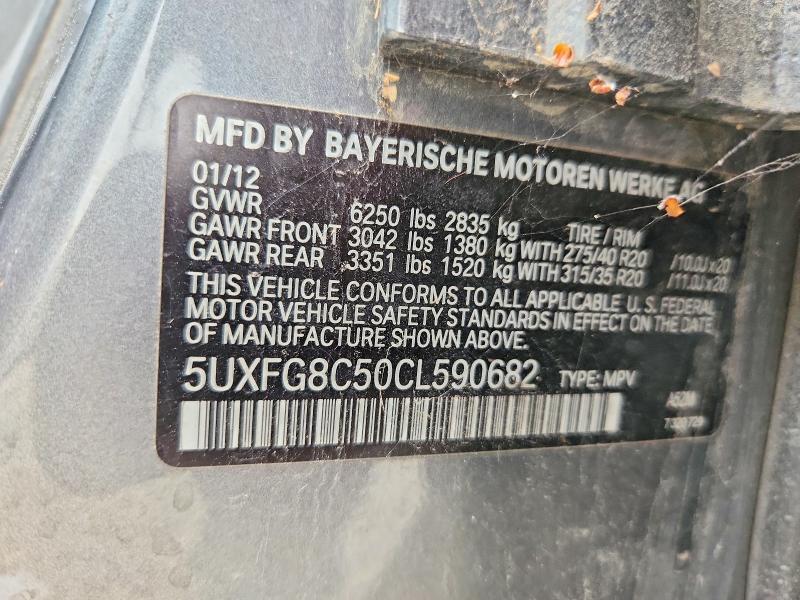 2012 BMW X6 Xdrive50i