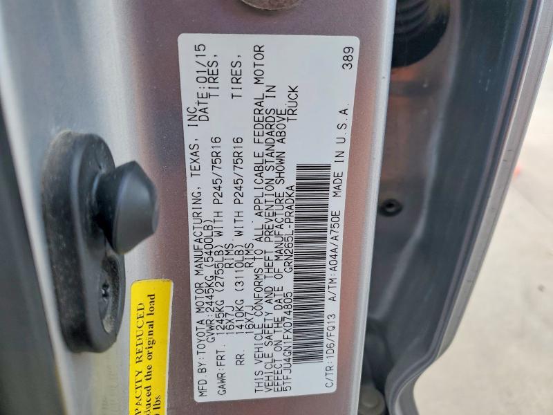 2015 Toyota Tacoma Prerunner V6