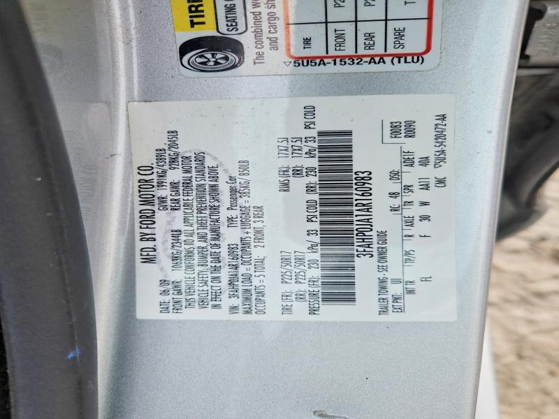 2010 Ford Fusion sel
