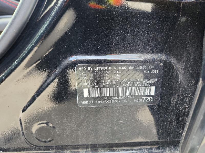 2020 Mitsubishi Mirage le