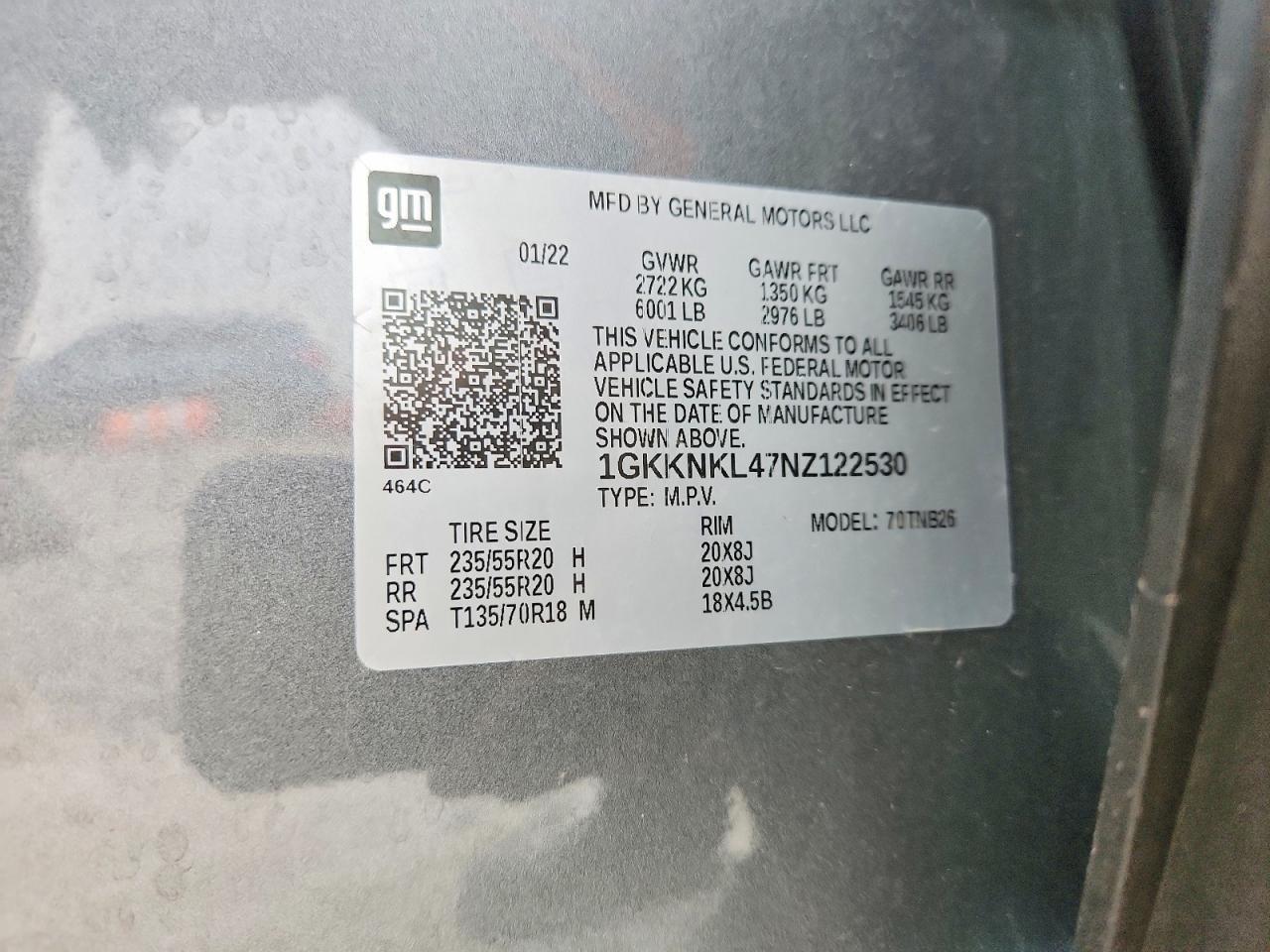 2022 GMC Acadia sle