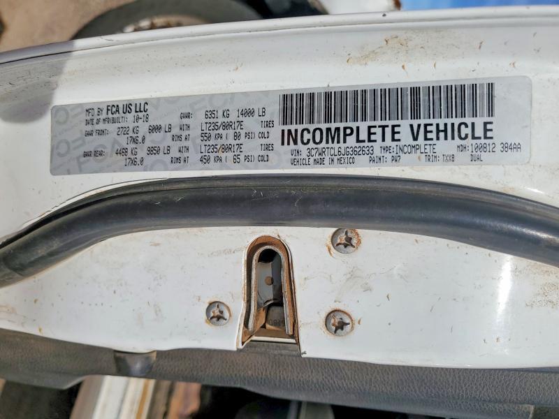 2018 Dodge RAM 3500 Utility / Service Truck