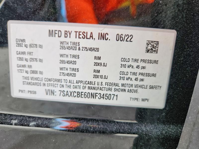 2022 Tesla Model x