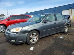 Chevrolet Malibu salvage cars for sale: 2005 Chevrolet Malibu lt