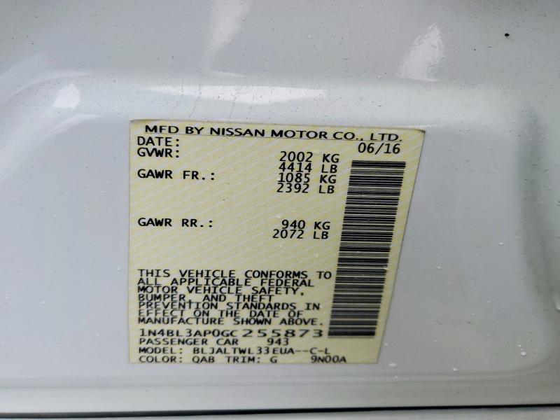 2016 Nissan Altima 3.5 sl