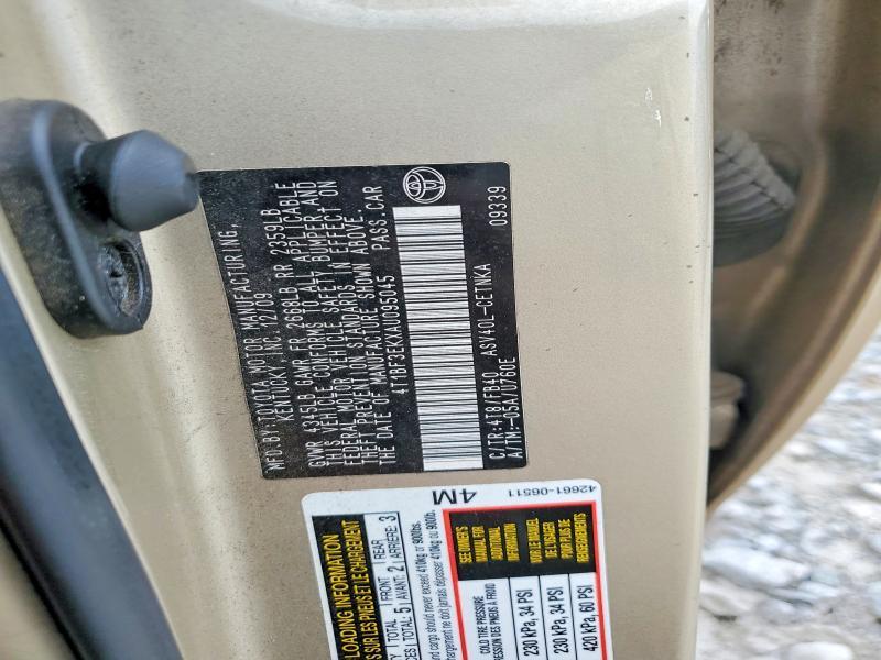 2010 Toyota Camry Base