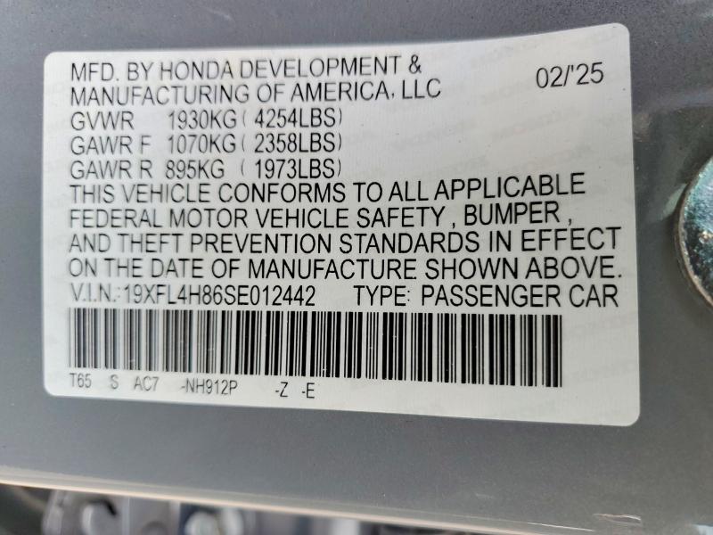 2025 Honda Civic Sport