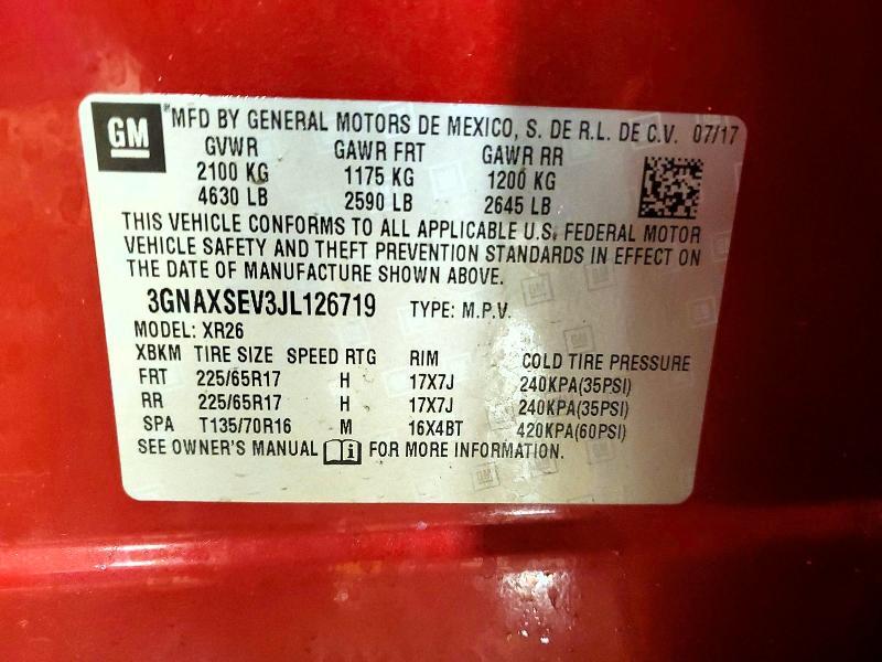 2018 Chevrolet Equinox lt