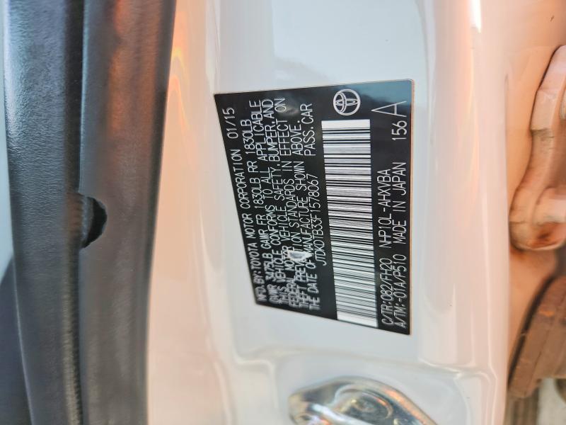 2015 Toyota Prius c one