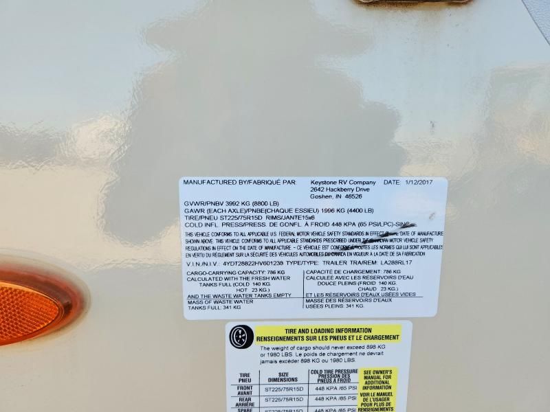 2017 Keystone Laredo-RV