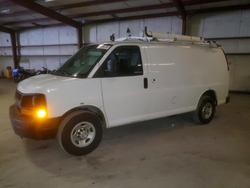 Salvage trucks for sale at Knightdale, NC auction: 2013 Chev Express G2500