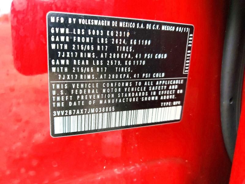 2018 Volkswagen Tiguan se