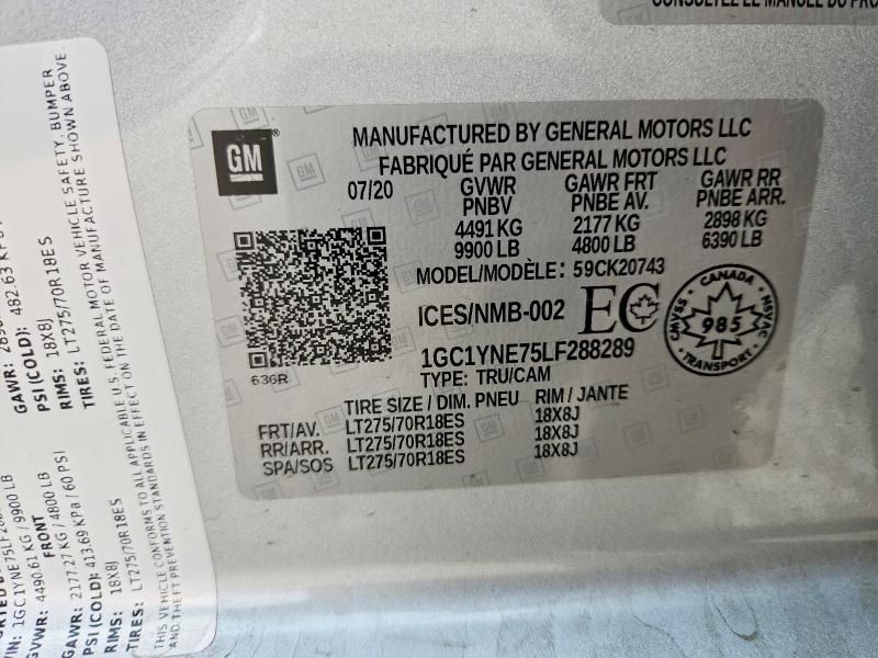 2020 Chevrolet Silverado K2500 Heavy Duty LT