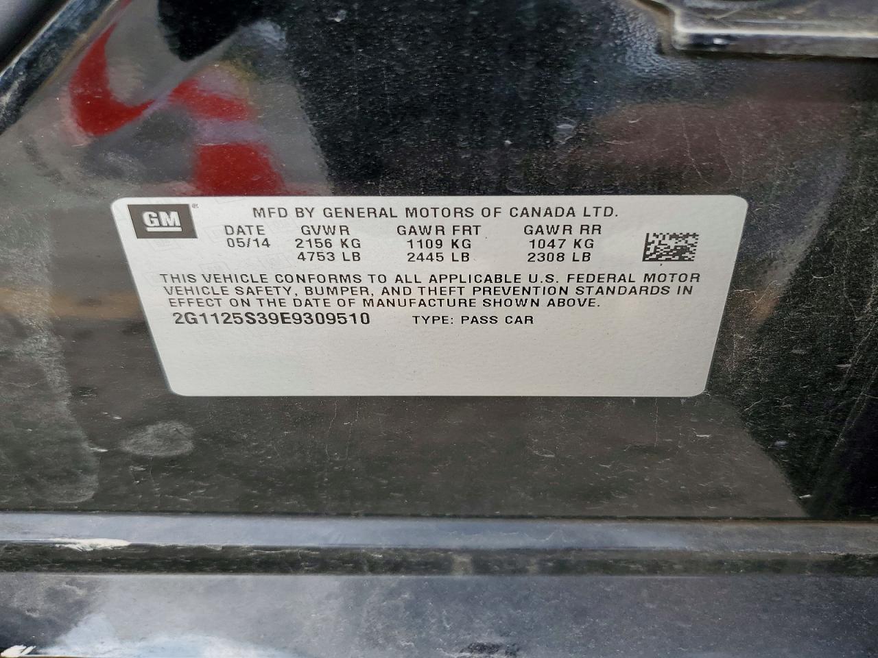 2014 Chevrolet Impala lt