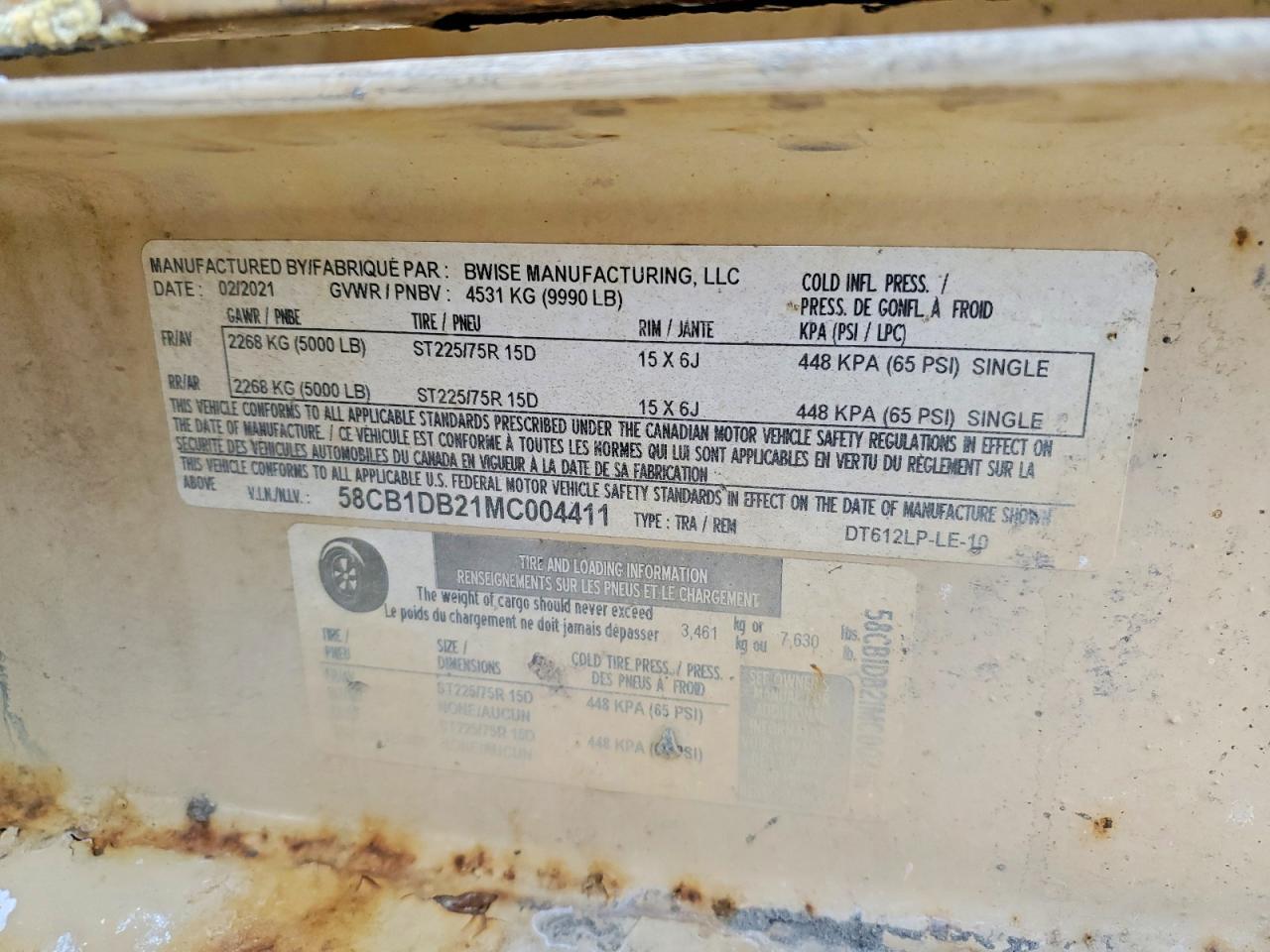 2022 Brimar 2022 Bhnc Unknown-Dump Trailer