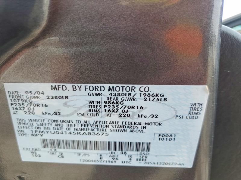 2005 Ford Escape Limited