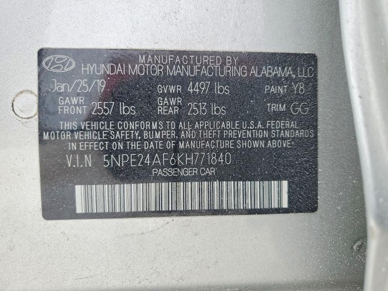 2019 Hyundai Sonata se