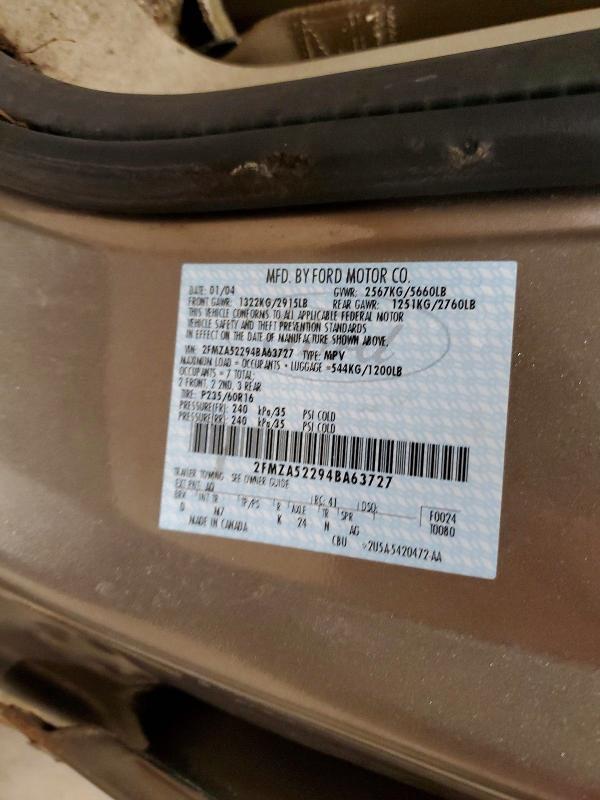 2004 Ford Freestar sel