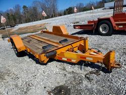 Salvage trucks for sale at Loganville, GA auction: 2014 Brookside 2014 KDR8 SLT 121-3.5KE/12' Flatbed
