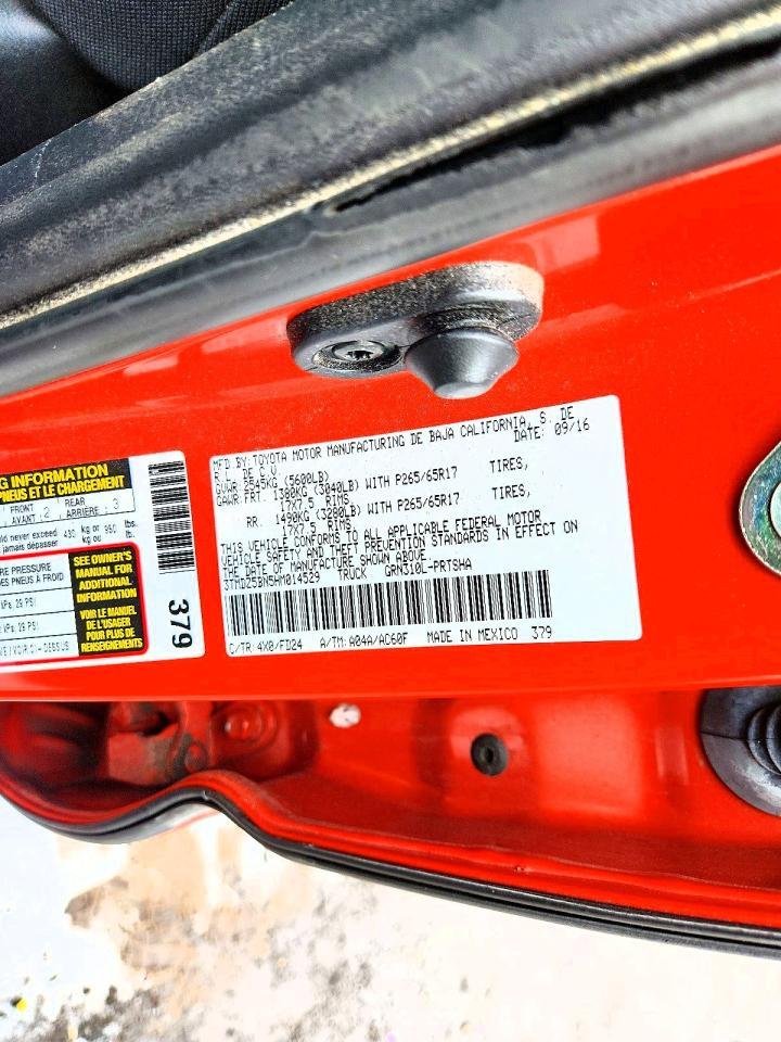 2017 Toyota Tacoma TRD Sport