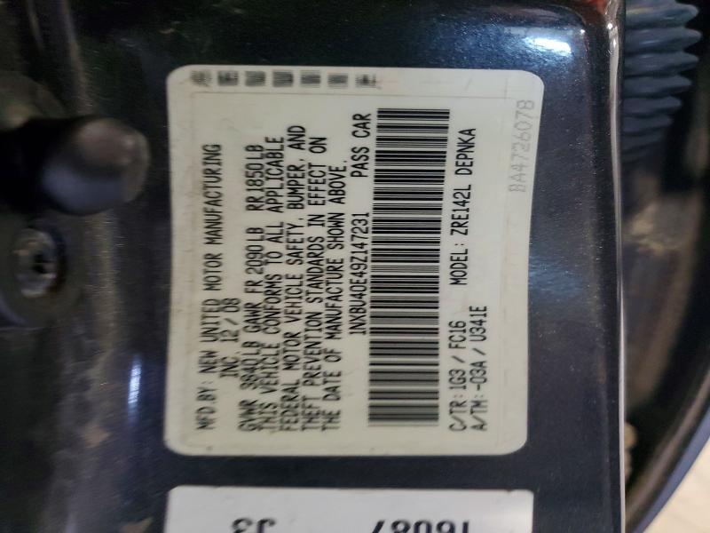 2009 Toyota Corolla Base
