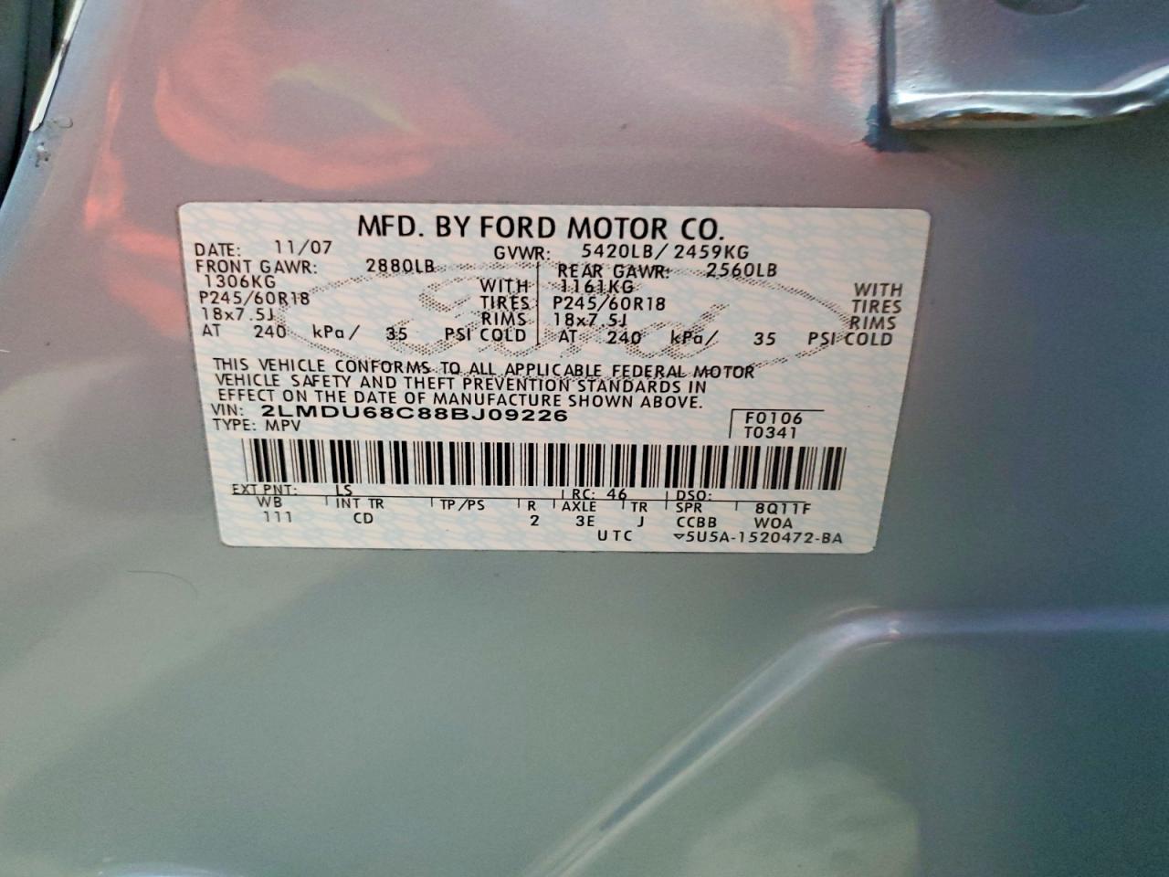 2008 Lincoln MKX