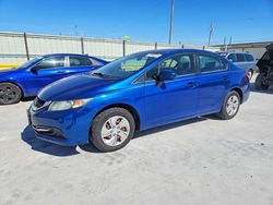 Honda Civic salvage cars for sale: 2015 Honda Civic lx