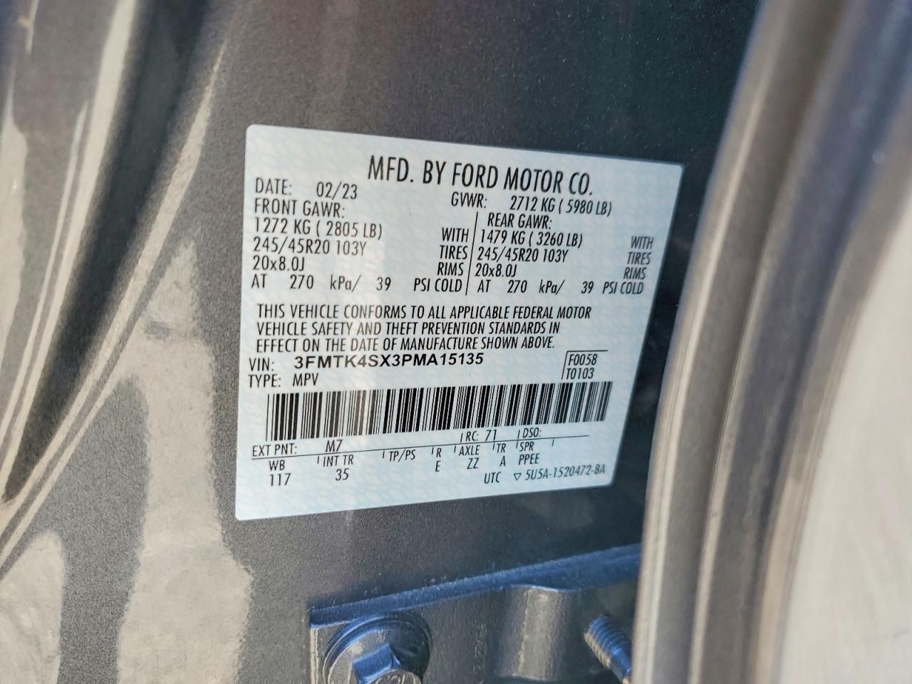 2023 Ford Mustang Mach-e gt