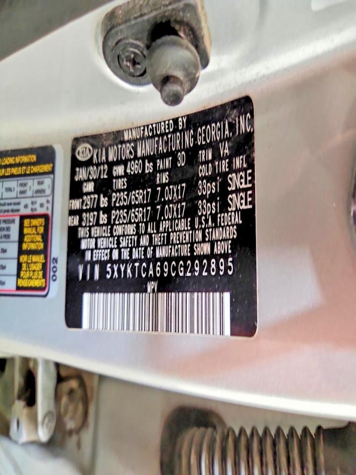 2012 KIA Sorento lx