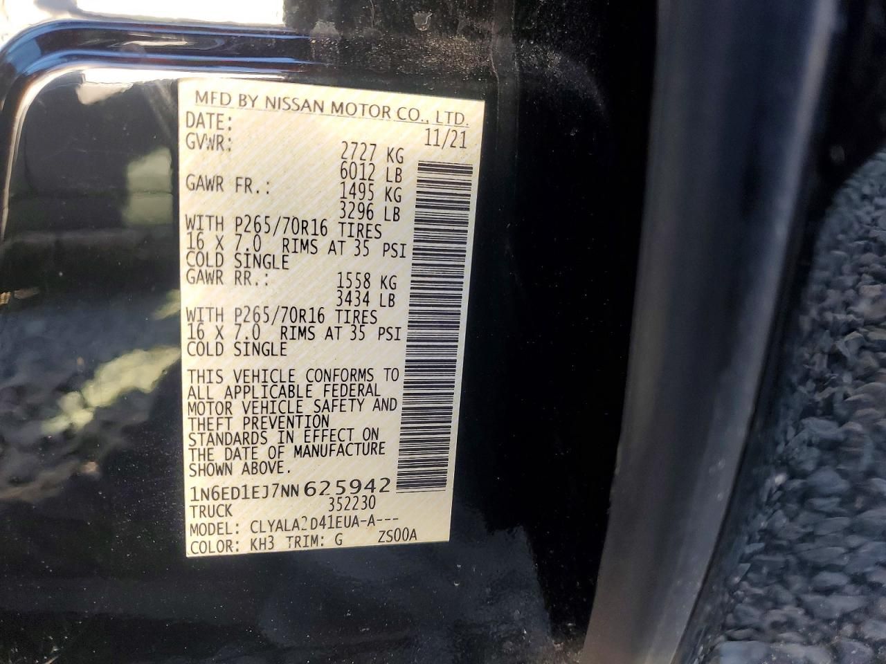 2022 Nissan Frontier s