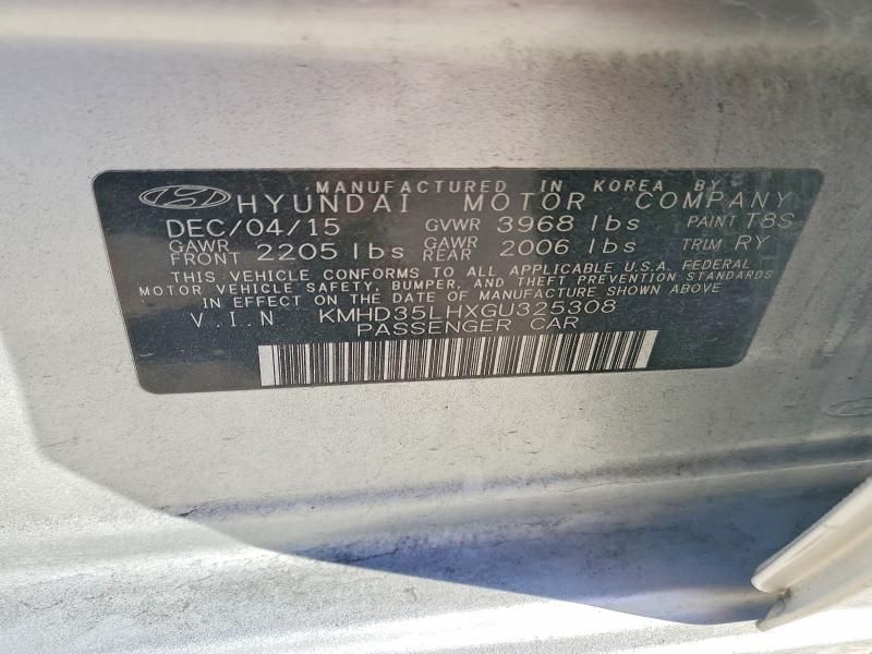 2016 Hyundai Elantra gt