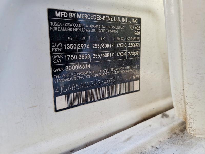 2003 Mercedes-Benz Ml 320
