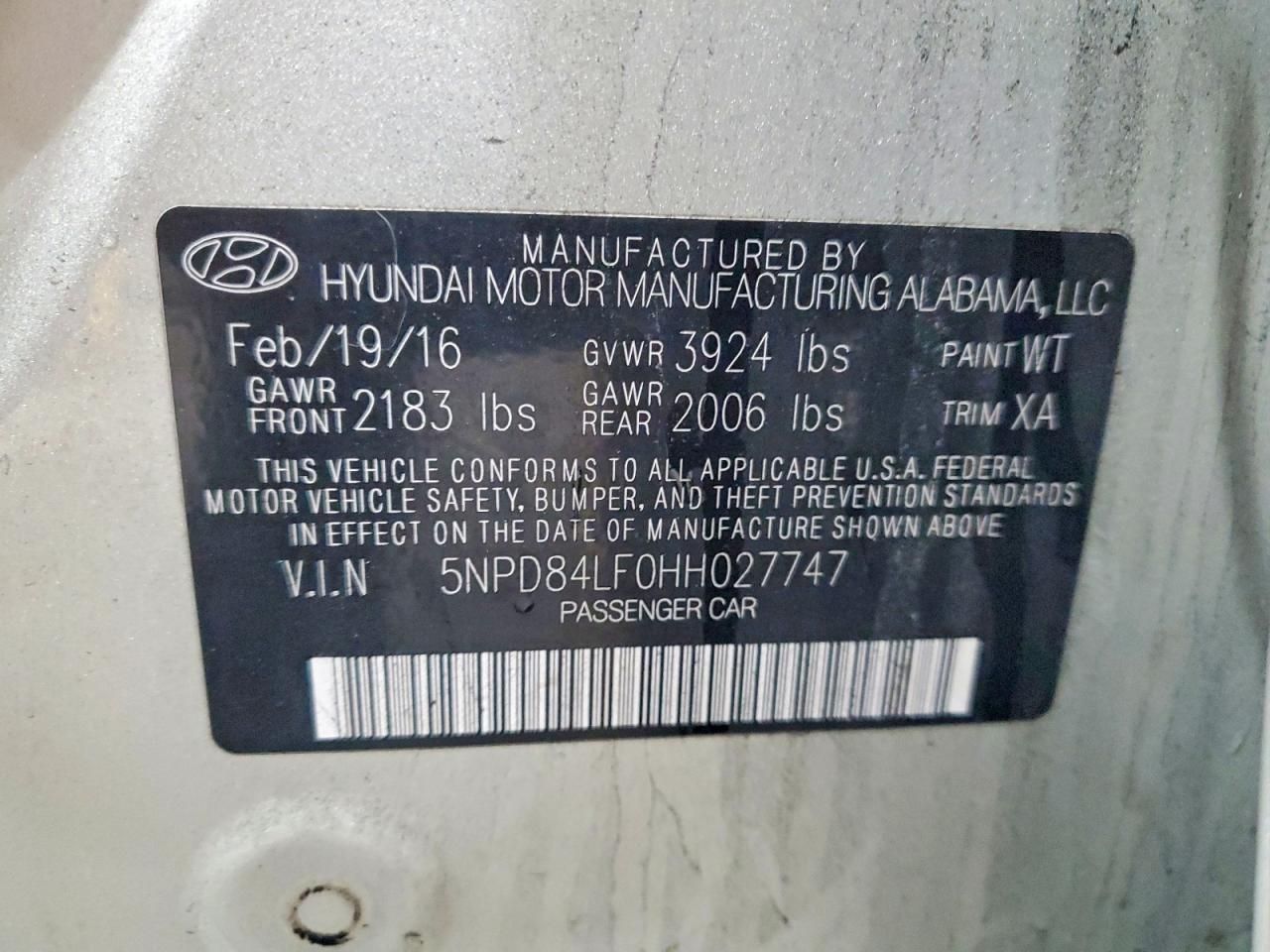 2017 Hyundai Elantra se