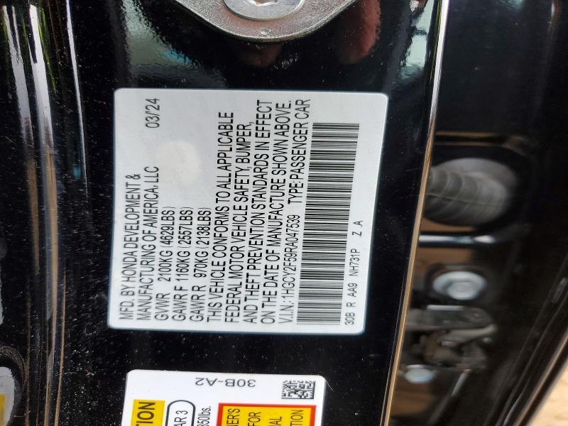 2024 Honda Accord Hybrid Sport