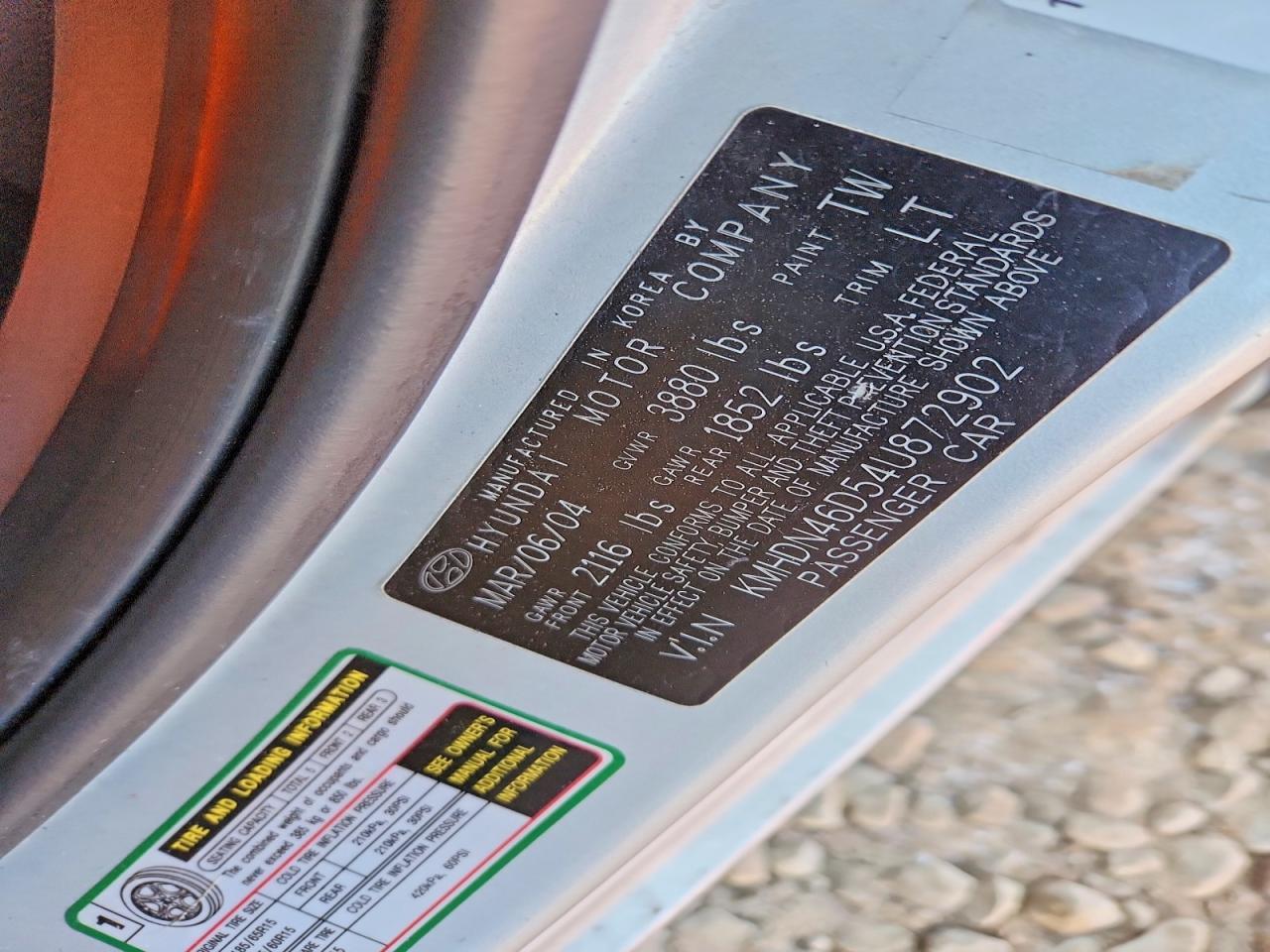 2004 Hyundai Elantra gls