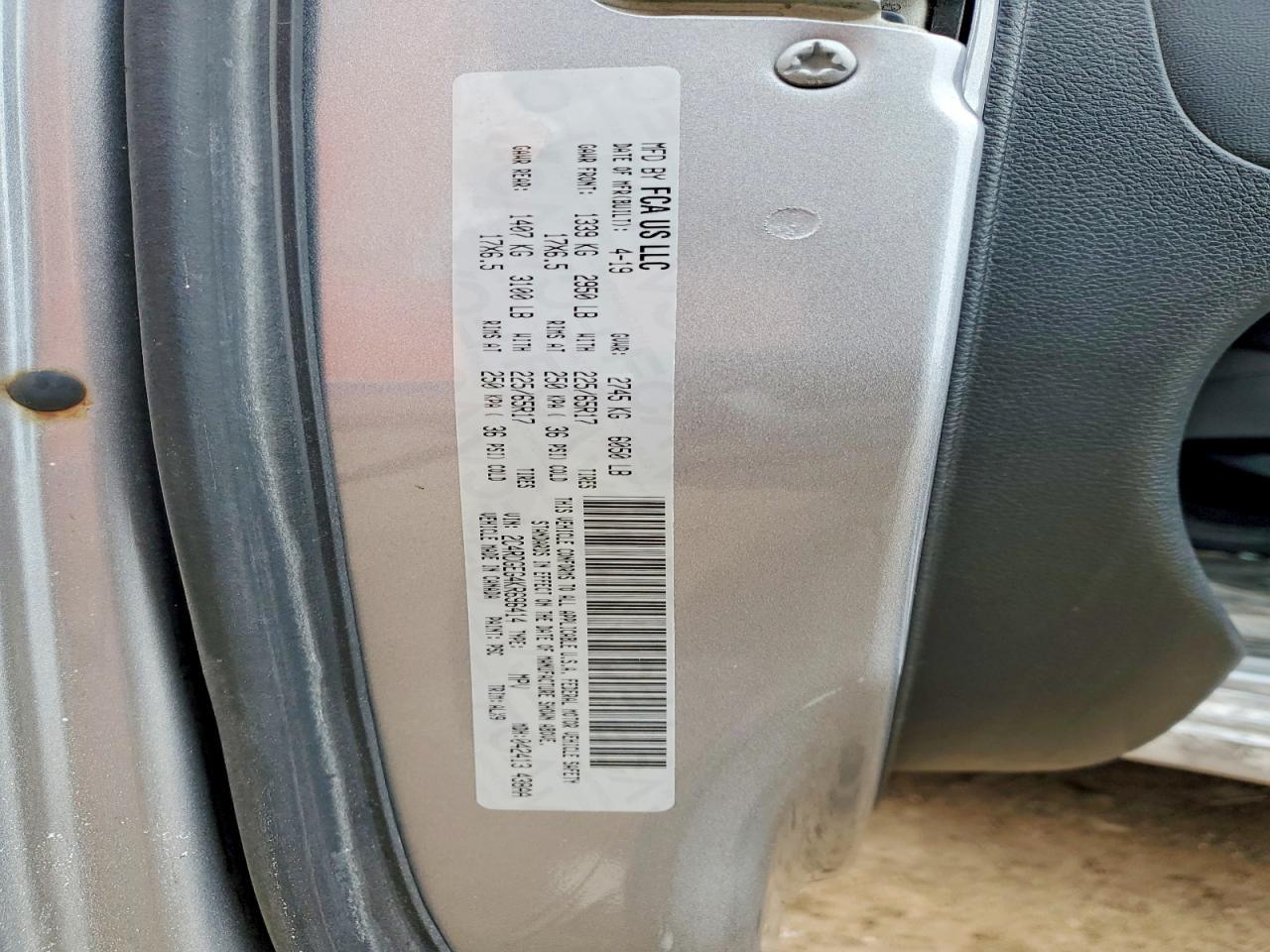 2019 Dodge Grand Caravan gt