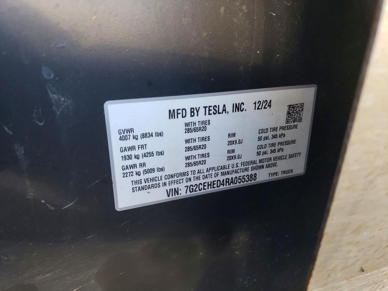 2024 Tesla Cybertruck