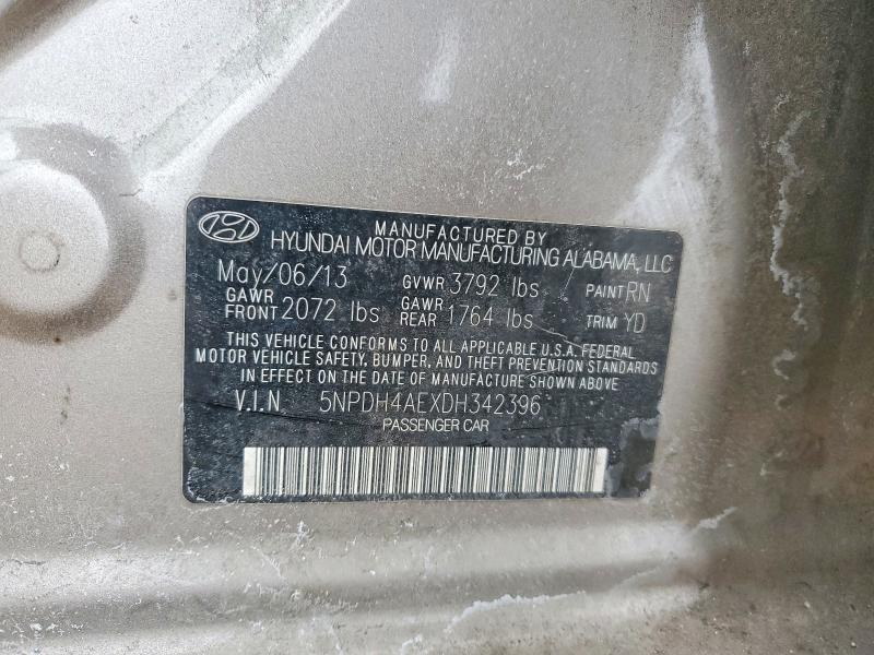 2013 Hyundai Elantra gls