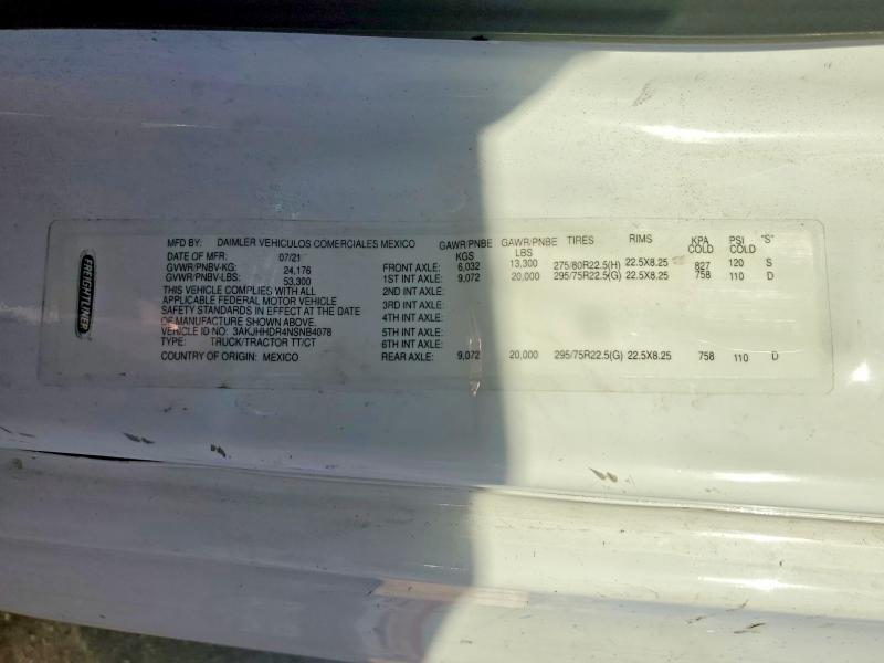 2022 Freigliner 2022 Freightliner Cascadia 126 Semi Truck