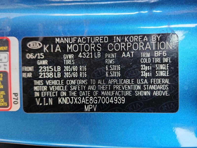 2016 KIA Soul ev +