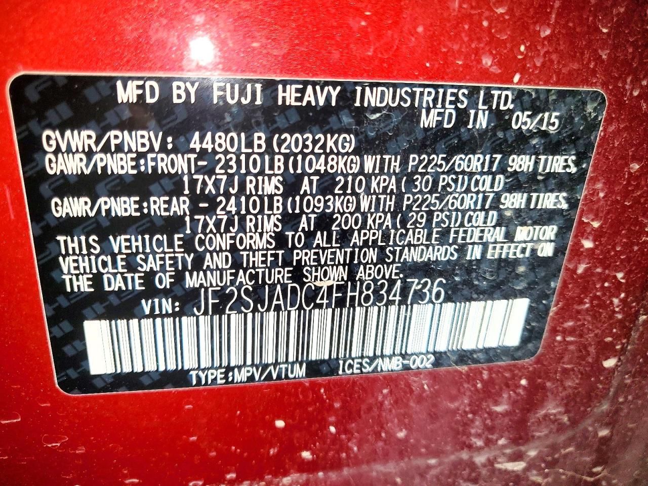 2015 Subaru Forester 2.5i Premium