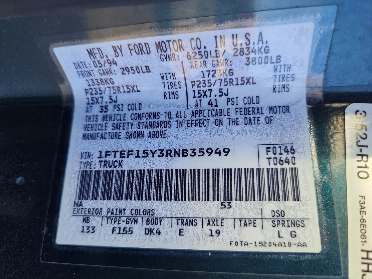 1994 Ford F150